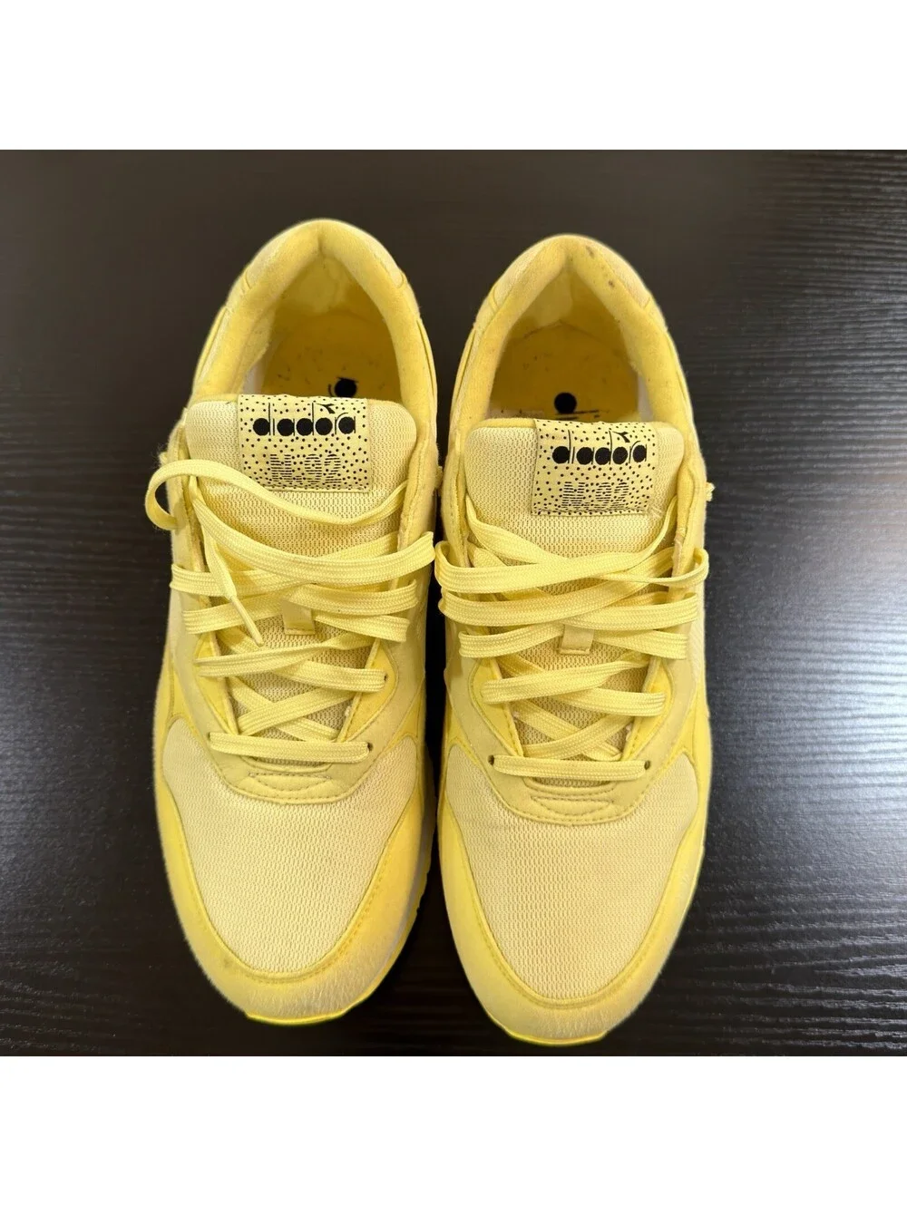 Size 10.5 US Men’s Diadora N92 Men's Sneakers In Pale Yellow